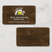 Carte De Visite Chantier de construction | Outils de réparation à (Devant / Derrière)