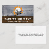 Carte De Visite Chantier de construction | Promoteur | Architecte (Devant / Derrière)