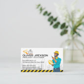 Carte De Visite chantier | Gestionnaire de projets (Debout devant)