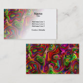 Carte De Visite Chaos de magasin de sucrerie (Devant / Derrière)