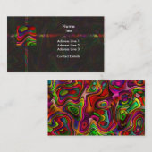 Carte De Visite Chaos de magasin de sucrerie (Devant / Derrière)