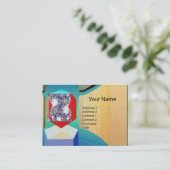 Carte De Visite CHAOS ET ORDER TEMPLE Surreal Fractal Art (Debout devant)