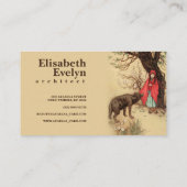 Carte De Visite Chapeau rouge (Dos)