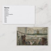 Carte De Visite Chapelle de Magdalen, du 'microcosme d'Ackermann (Devant / Derrière)