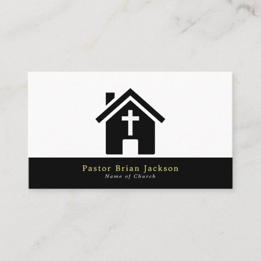 Carte De Visite Chapelle Silhouette, Christianisme, Religieux (Devant)