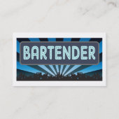 Carte De Visite Chapiteau de barman (Dos)