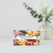 Carte De Visite Charcuterie | Étaler (Debout devant)