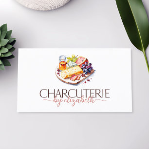 Carte De Visite Charcuterie Planche Moderne
