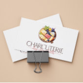 Carte De Visite Charcuterie Planche Moderne