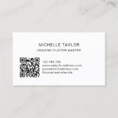 Carte De Visite Charcuterie Professionnelle Planche à pâturage (Dos)