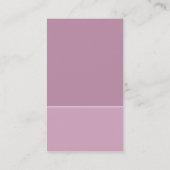 Carte De Visite Chardon de verticale de duo (Dos)