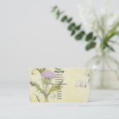 Carte De Visite Chardon pourpre (Debout devant)