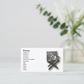 Carte De Visite Chare de cinéaste de film (Debout devant)