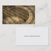 Carte De Visite Chargé de cours de guitare (Devant / Derrière)