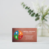 Carte De Visite Charge de la batterie de la fiche d'électricité |  (Debout devant)