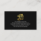 Carte De Visite Charge électrique de foudre d'onde (Dos)