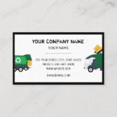 Carte De Visite Chariot de construction (Dos)