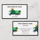 Carte De Visite Chariot de construction (Devant / Derrière)