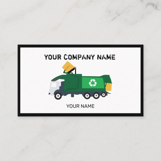 Carte De Visite Chariot de construction (Devant)