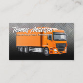 Carte De Visite Chariot de construction | Métal en acier | Transpo (Devant)