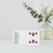 Carte De Visite Chariot de skateboard (Debout devant)