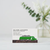 Carte De Visite Chariot de transport Roche et matériel (Debout devant)