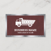 Carte De Visite Chariot de vidange en cuir Brown (Devant)