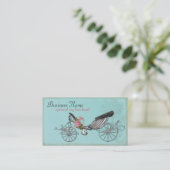 Carte De Visite Chariot romantique (Debout devant)