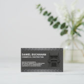 Carte De Visite Chariot semi-chantier | Acier métallique (Debout devant)