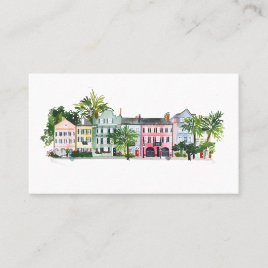 Carte De Visite Charleston Caroline du Sud (Devant)