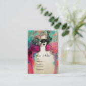 Carte De Visite CHARM MONOGRAM Gold Metallic (Debout devant)