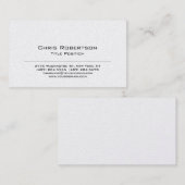 Carte de visite charmant branché (Devant / Derrière)