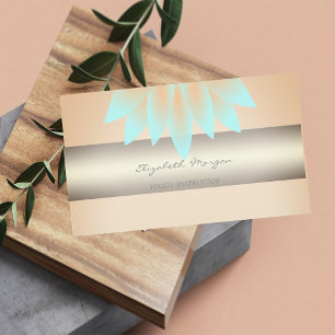 Carte De Visite Charme Professionnel Moderne Fille, Lotus