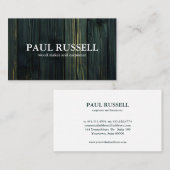 Carte De Visite Charpenterie de charpentier rustique pour grain de (Devant / Derrière)