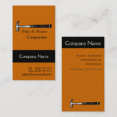 Carte De Visite Charpentier (Devant / Derrière)