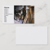 Carte De Visite Charpentier (Devant / Derrière)