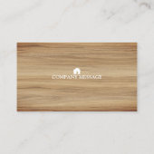 Carte De Visite Charpentier Constructeur Professionnel Outils Menu (Dos)