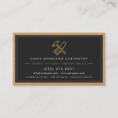 Carte De Visite Charpentier Moderne (Devant)