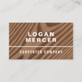 Carte De Visite Charpentier Moderne | Menuiserie & Construction C (Devant)