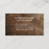 Carte De Visite Charpentier Outils de Construction Professionnels (Dos)
