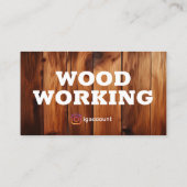 Carte De Visite Charpentiers de scierie professionnels (Dos)