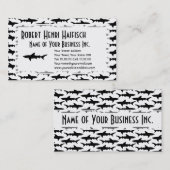 Carte De Visite Charte de bateau de pêche/plongeur autonome - (Devant / Derrière)