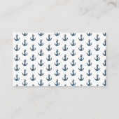 Carte De Visite Charte de pêche (Dos)