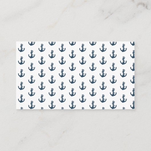 Carte De Visite Charte de pêche (Dos)