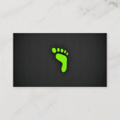 Carte De Visite Chartreuse, Empreinte verte Neon (Dos)