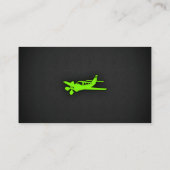 Carte De Visite Chartreuse, Neon Green Plane (Dos)