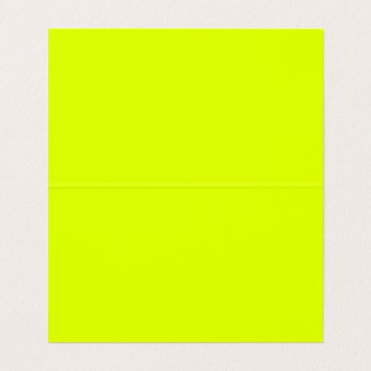 Carte De Visite chartreuse yellow - QR code -folded (Intérieur déplié)