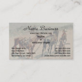 Carte De Visite Chasse Antelope par Frederic Remington (Devant)