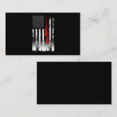 Carte De Visite Chasse au cerf Chasse au drapeau américain (Devant / Derrière)