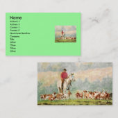 Carte De Visite Chasse au renard (Devant / Derrière)